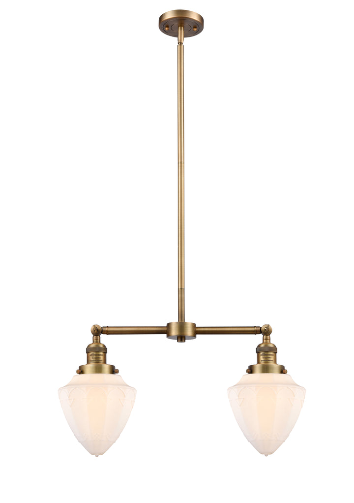 Innovations Franklin Restoration 209-BB-G661-7 Chandelier Light - Brushed Brass
