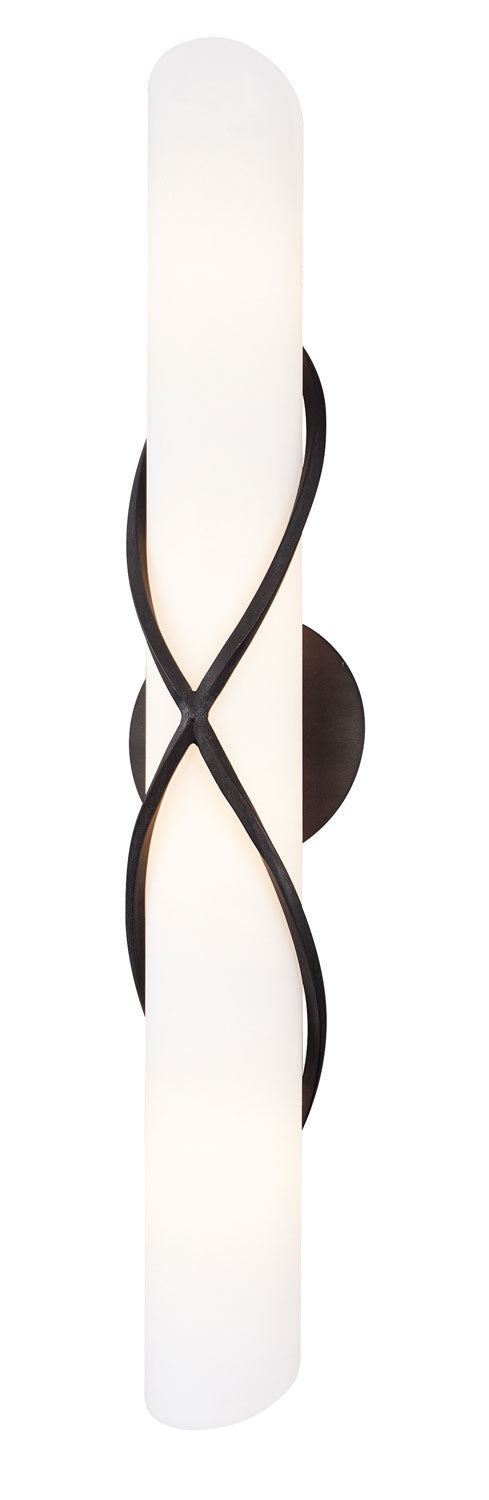 Troy Roxbury B1404-GRA Bath Vanity Light 26 in. wide - Graphite