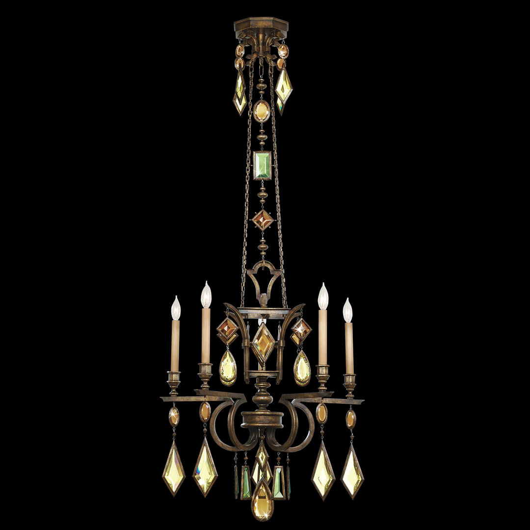Fine Art Encased Gems 708340-1ST Chandelier Light - Bronze
