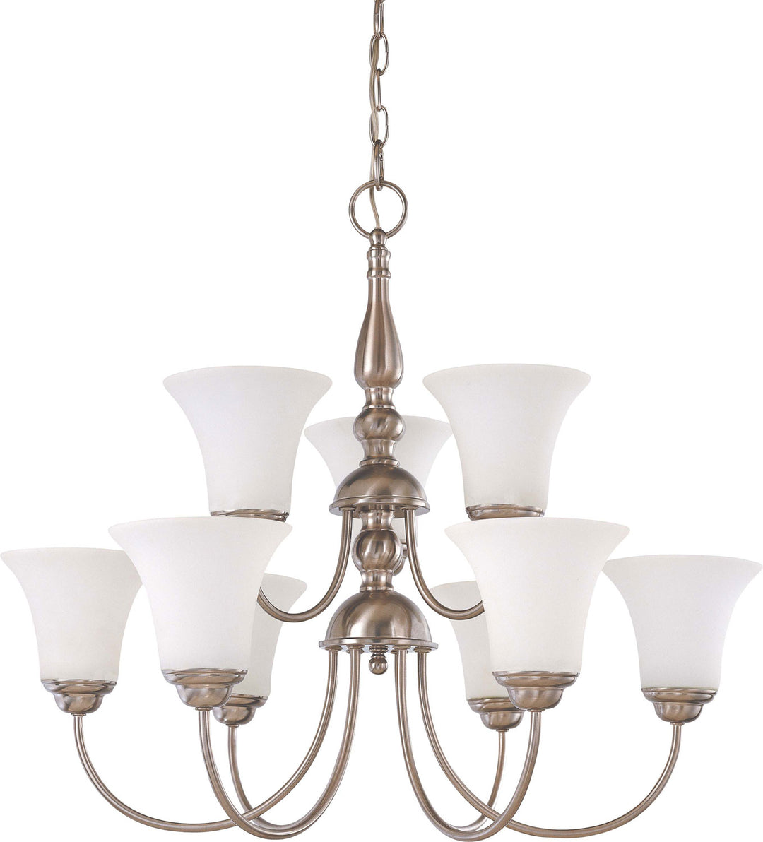 Nuvo Dupont 60-1823 Chandelier Light - Brushed Nickel