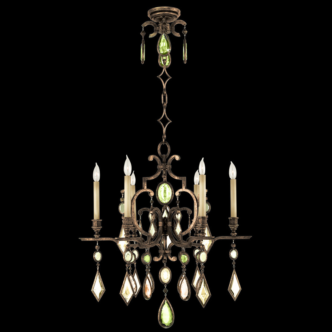 Fine Art Encased Gems 718240-1ST Chandelier Light - Bronze