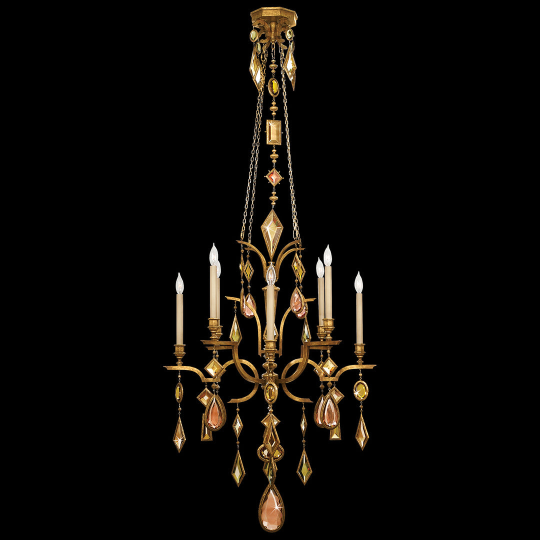 Fine Art Encased Gems 725640-1ST Chandelier Light - Gold