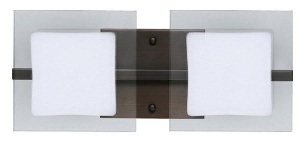 Besa Alex 2WS-773539-BR Bath Vanity Light 15 in. wide - Bronze