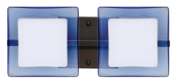 Besa Alex 2WS-773592-BR Bath Vanity Light 15 in. wide - Bronze