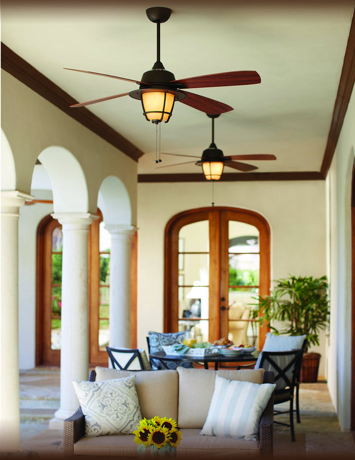 Craftmade Morrow Bay MR56ESP4C1 Ceiling Fan 56 - Espresso, Teak/Teak/
