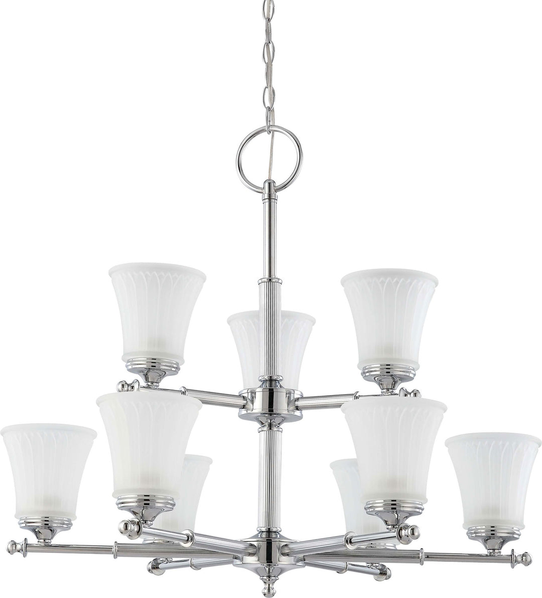 Nuvo Teller 60-4269 Chandelier Light - Polished Chrome