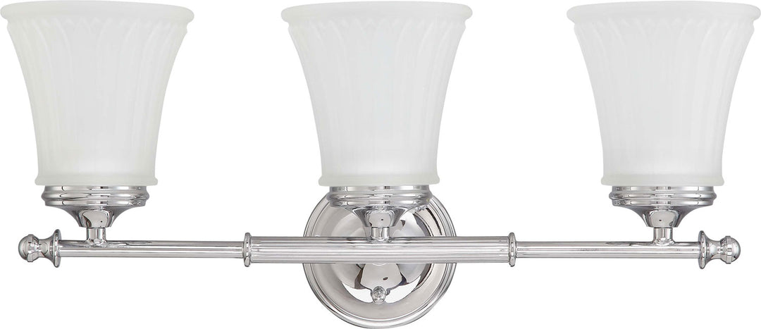 Nuvo Teller 60-4263 Bath Vanity Light 21 in. wide - Polished Chrome