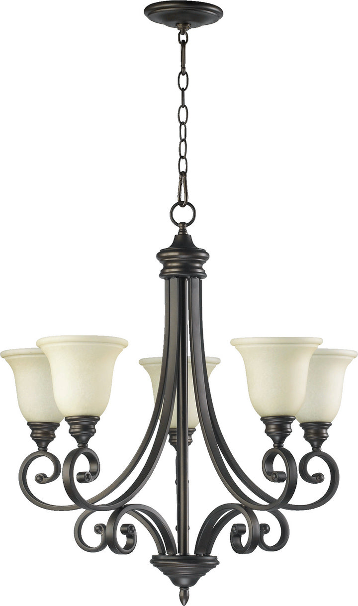 Quorum Bryant 6154-5-86 Chandelier Light - Oiled Bronze