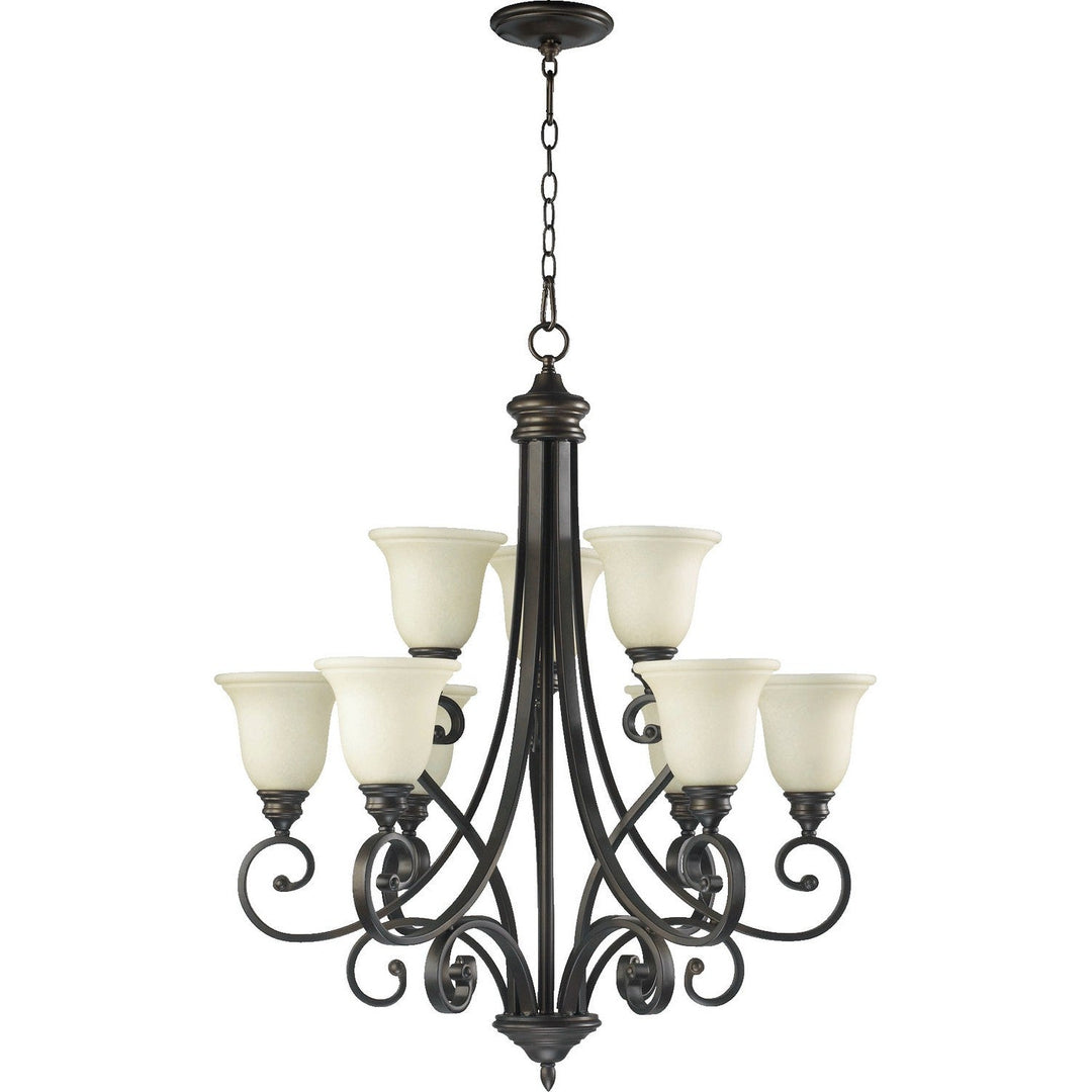 Quorum Bryant 6154-9-86 Chandelier Light - Oiled Bronze
