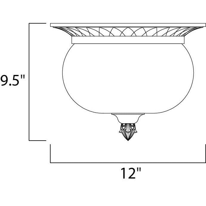 Maxim Lighting 3429WGOB  Carriage House Dc Outdoor Oriental Bronze