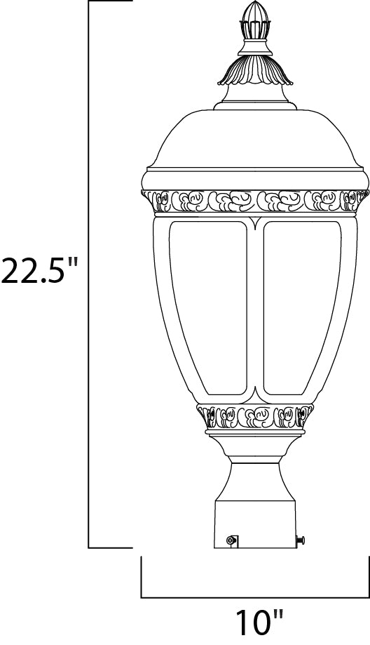 Maxim Lighting 3460CDSE  Knob Hill Dc Outdoor Sienna