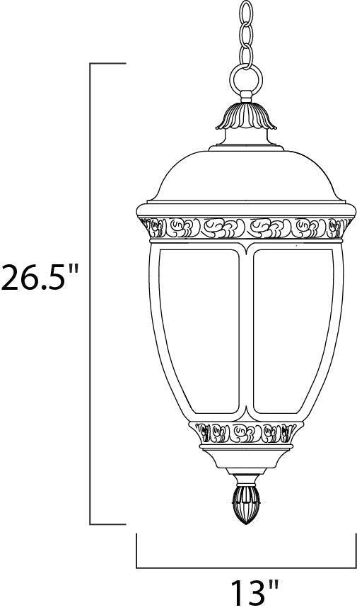 Maxim Lighting 3468CDSE  Knob Hill Dc Outdoor Sienna