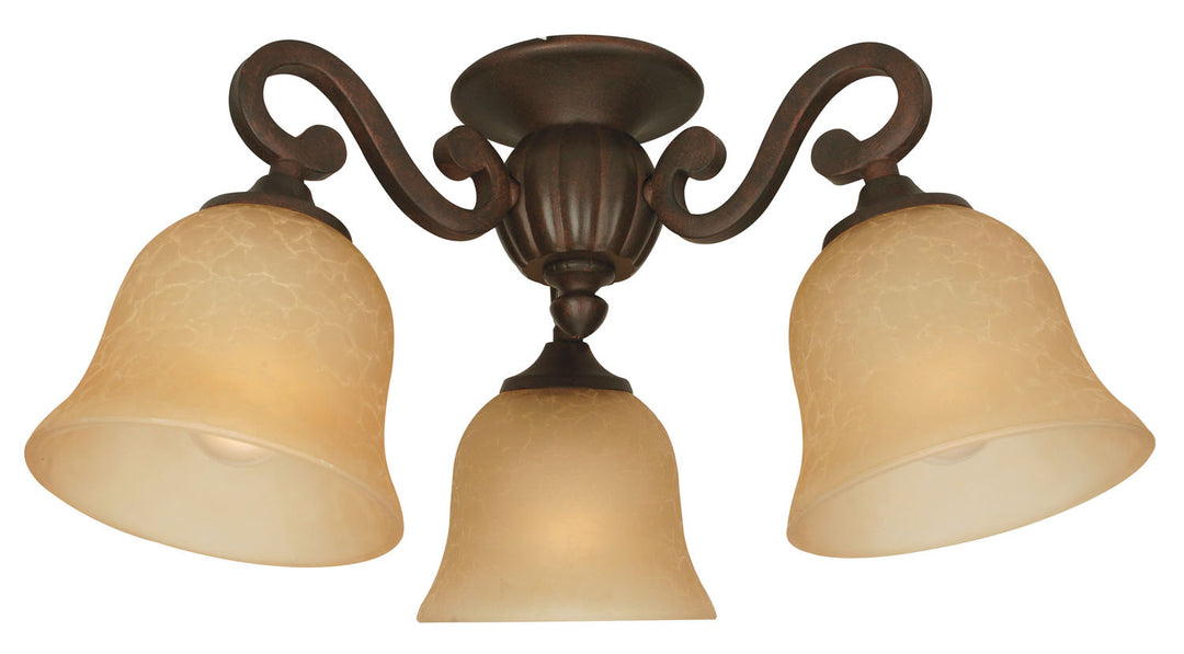 Craftmade Lighting LK49-AG-LED  Light Kit-Armed Fan Aged Bronze Textured