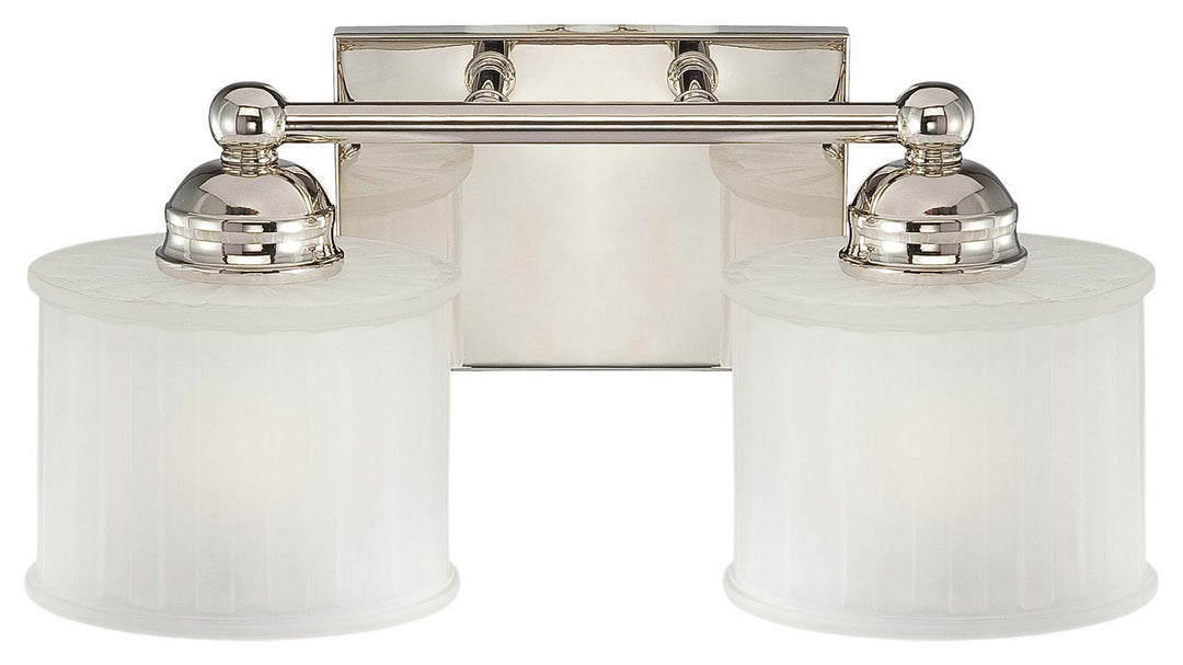 Minka-Lavery 1730 Series 6732-1-613 Bath Vanity Light 15 in. wide - Polished Nickel