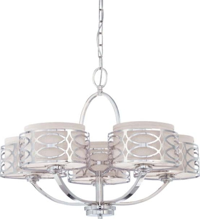 Nuvo Harlow 60-4625 Chandelier Light - Polished Nickel