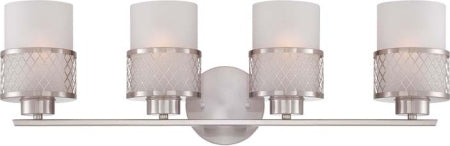 Nuvo Fusion 60-4684 Bath Vanity Light 27 in. wide - Brushed Nickel