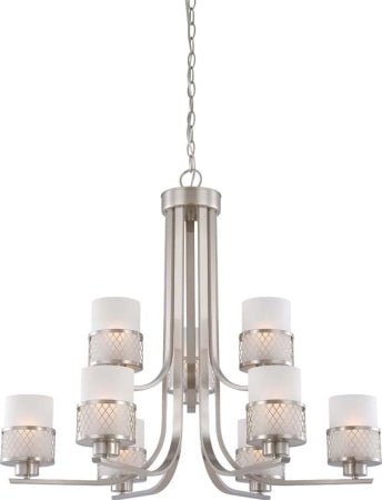 Nuvo Fusion 60-4689 Chandelier Light - Brushed Nickel