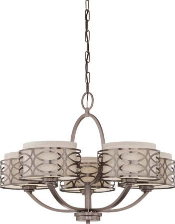 Nuvo Harlow 60-4725 Chandelier Light - Hazel Bronze