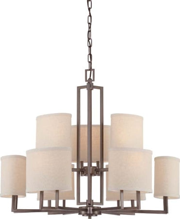Nuvo Gemini 60-4859 Chandelier Light - Hazel Bronze