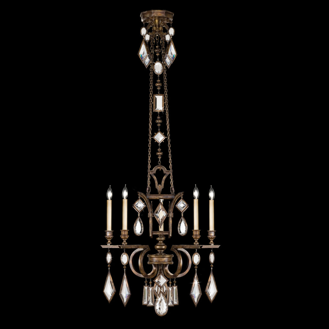 Fine Art Encased Gems 708340-3ST Chandelier Light - Bronze