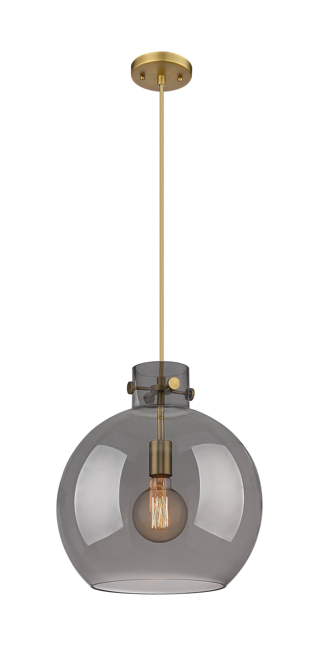 Innovations Downtown Urban 410-1PL-BB-G410-14SM Pendant Light - Brushed Brass