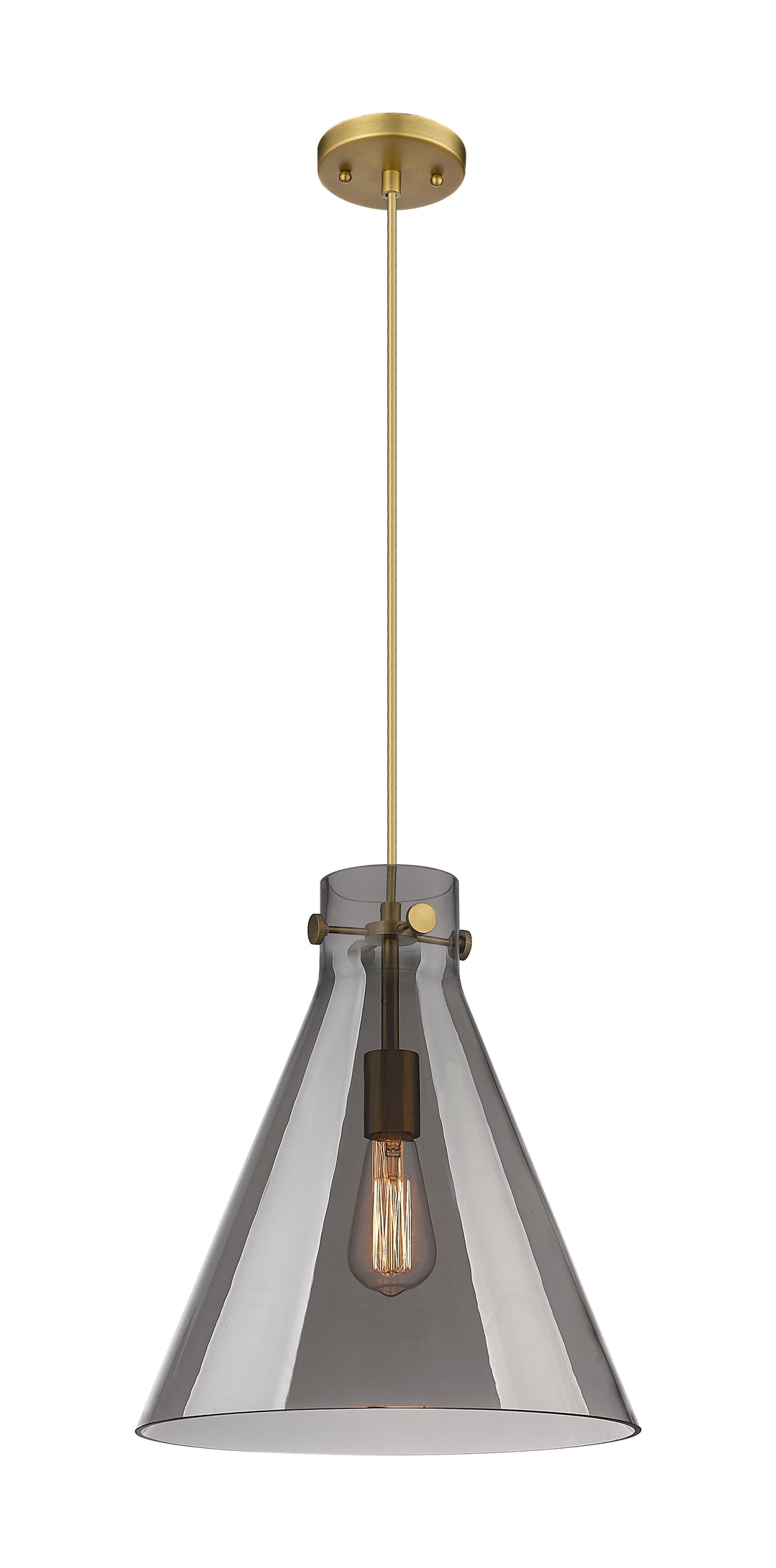 Innovations Downtown Urban 410-1PL-BB-G411-14SM Pendant Light - Brushed Brass