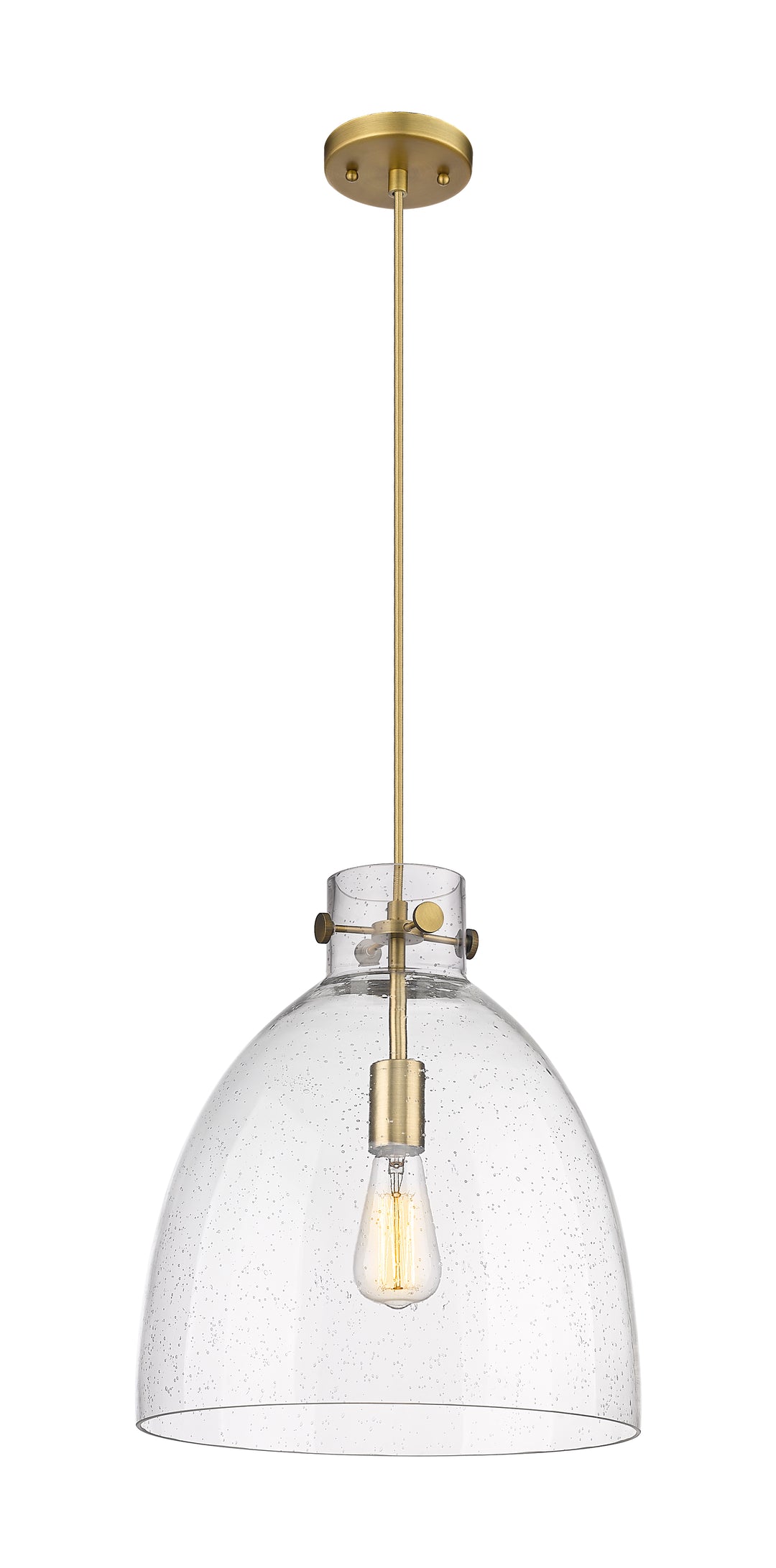 Innovations Downtown Urban 410-1PL-BB-G412-14SDY Pendant Light - Brushed Brass