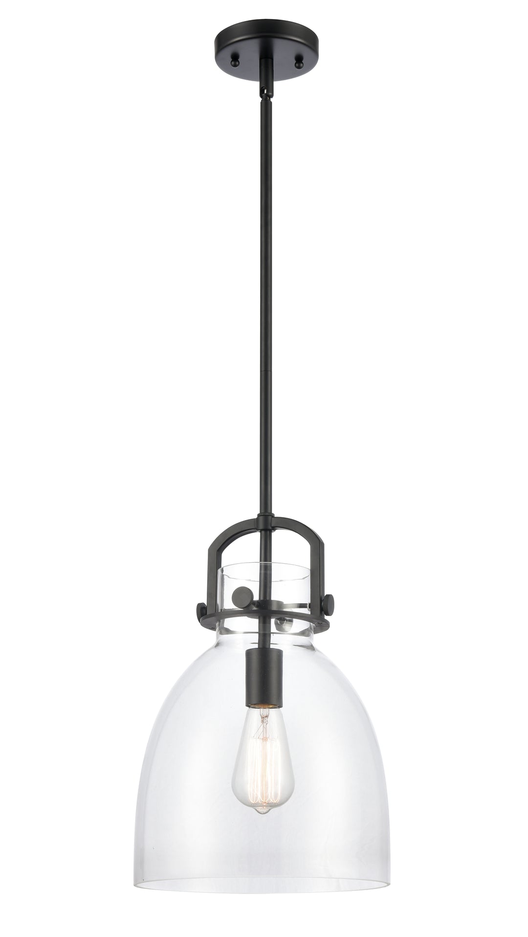 Innovations Downtown Urban 410-1SM-BK-G412-10CL Pendant Light - Matte Black