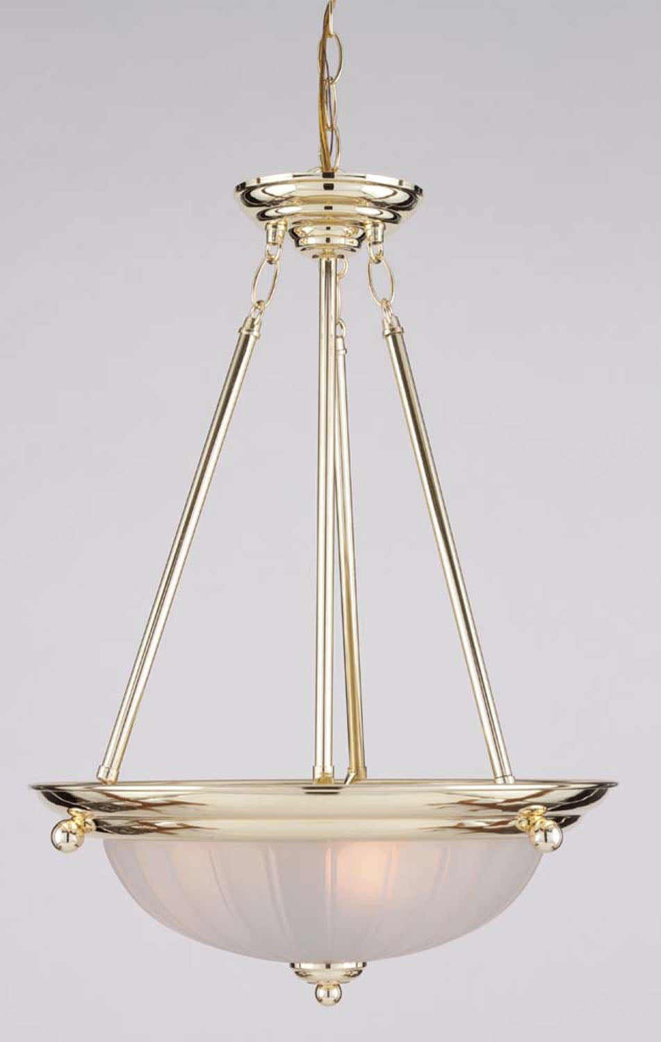 Volume Bowl Pendant V2183-2 Pendant Light - Polish Brass