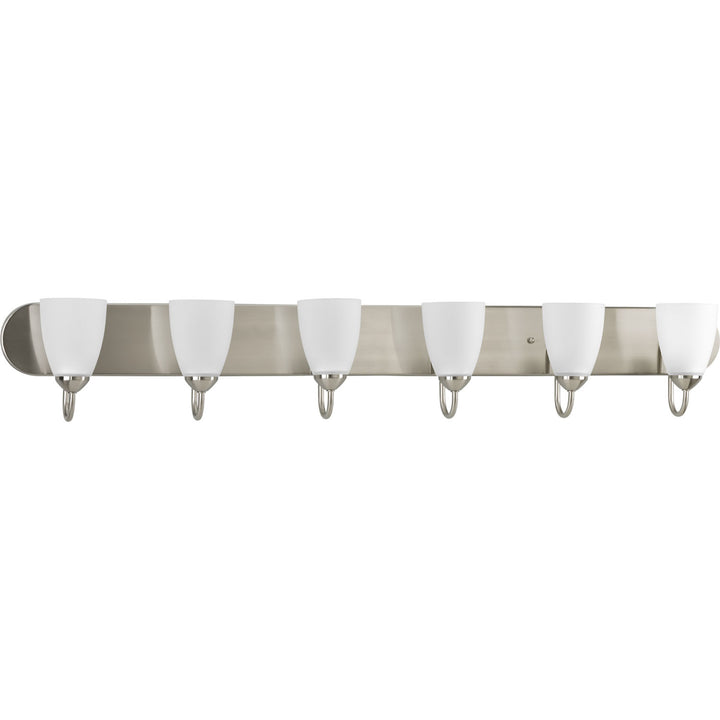 Progress Gather P2714-09 Bath Vanity Light 48 in. wide - Brushed Nickel