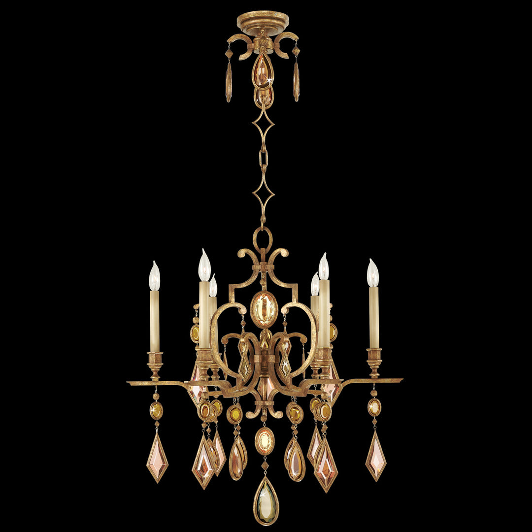 Fine Art Encased Gems 729640-1ST Chandelier Light - Gold
