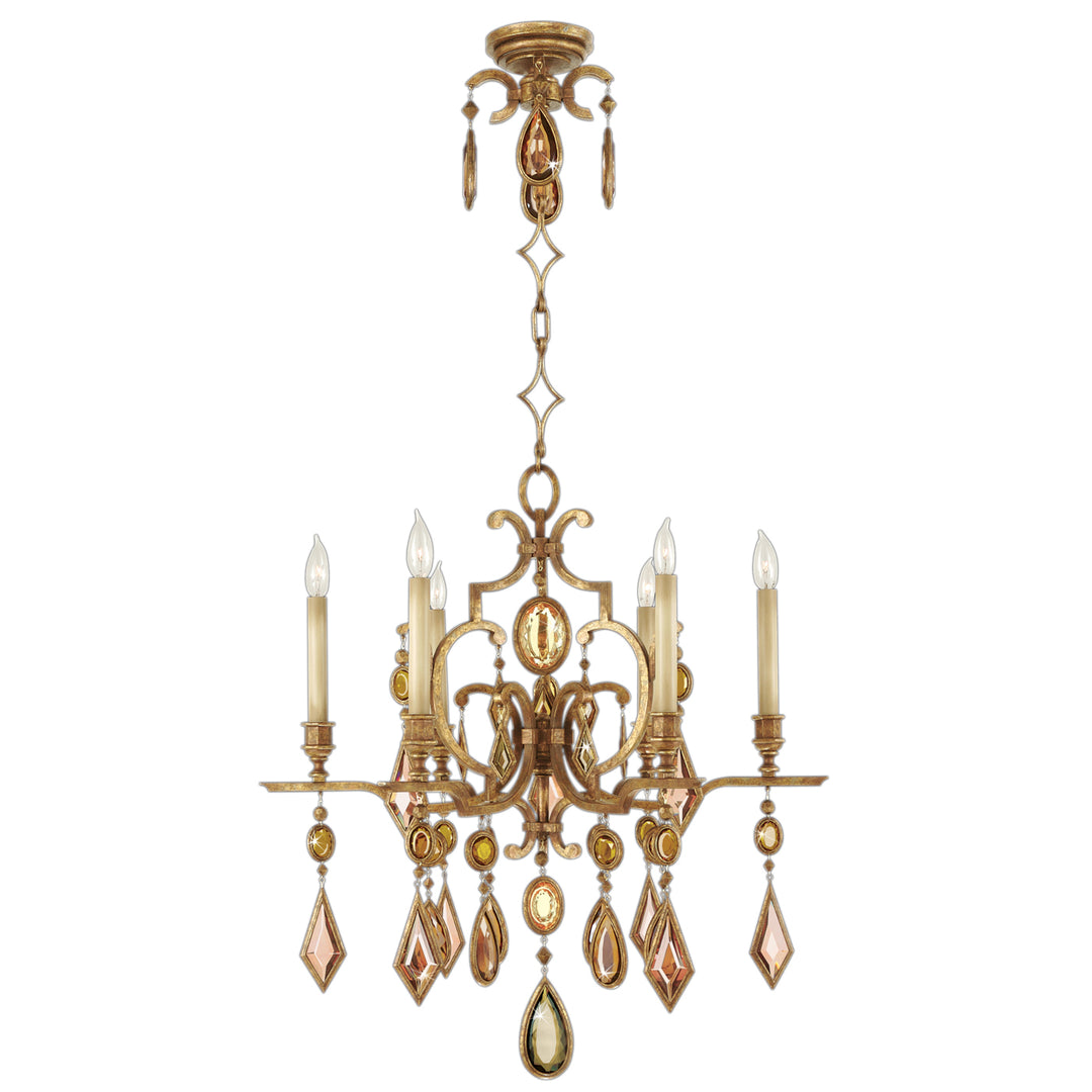 Fine Art Encased Gems 729640-1ST Chandelier Light - Gold