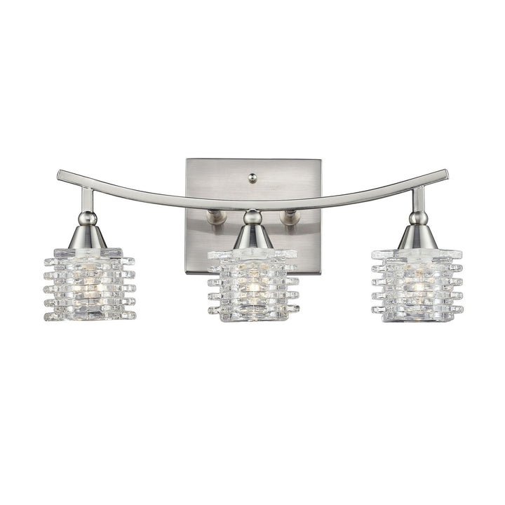 Elk Matrix 17131/3 Bath Vanity Light 15 in. wide - Satin Nickel