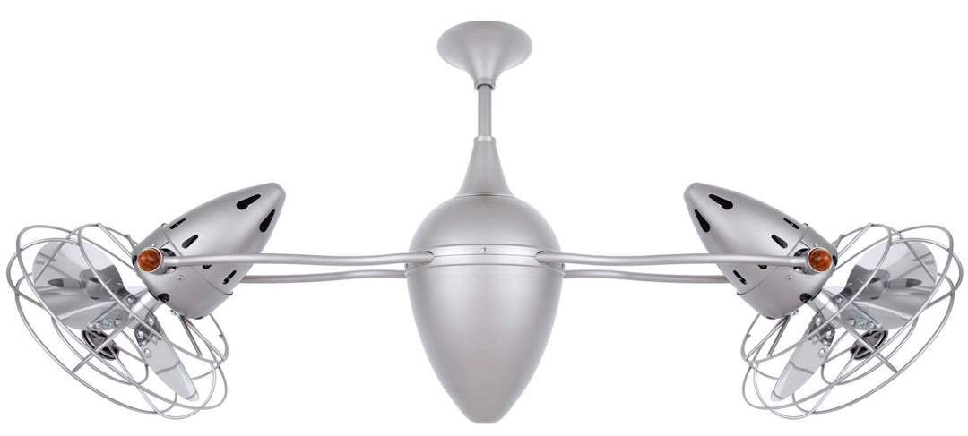 Matthews Fan Company Ar Ruthiane AR-BN-MTL-DAMP Ceiling Fan 13 - Brushed Nickel, Brushed Nickel/