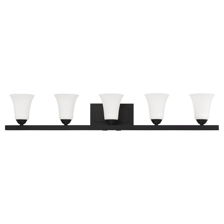 Livex Ridgedale 6485-04 Bath Vanity Light 44 in. wide - Black