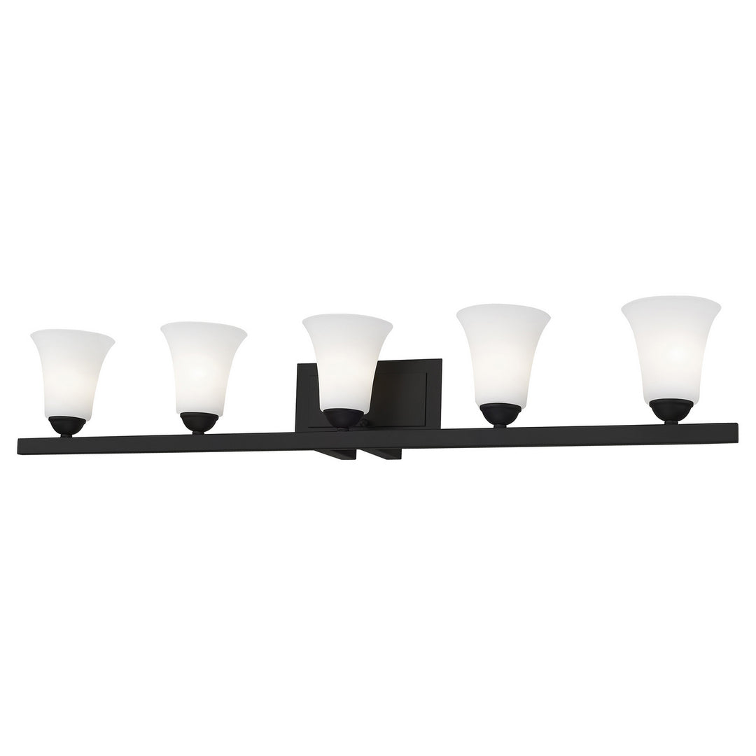 Livex Ridgedale 6485-04 Bath Vanity Light 44 in. wide - Black