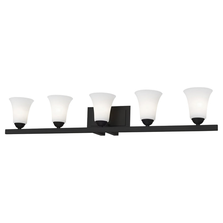 Livex Ridgedale 6485-04 Bath Vanity Light 44 in. wide - Black