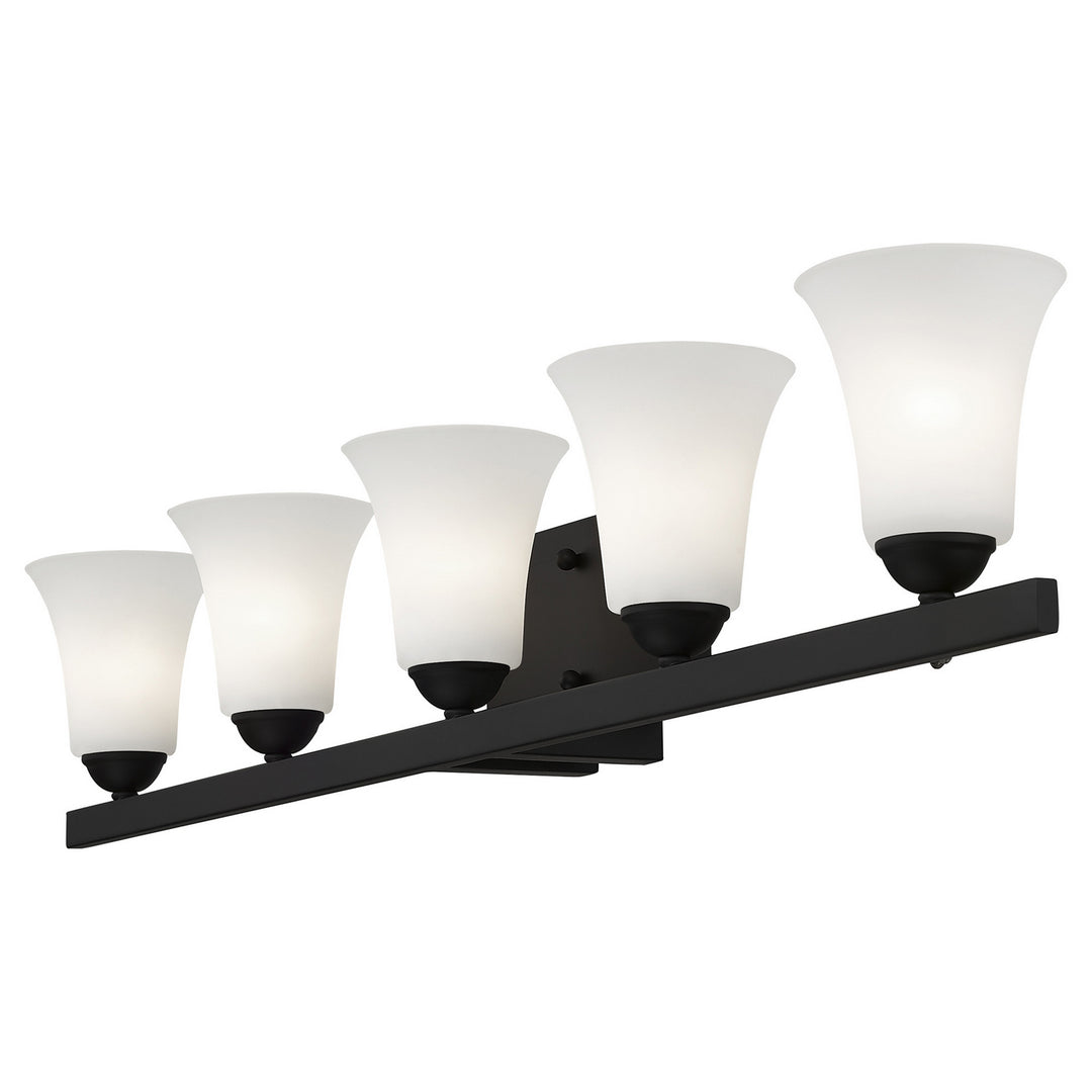 Livex Ridgedale 6485-04 Bath Vanity Light 44 in. wide - Black
