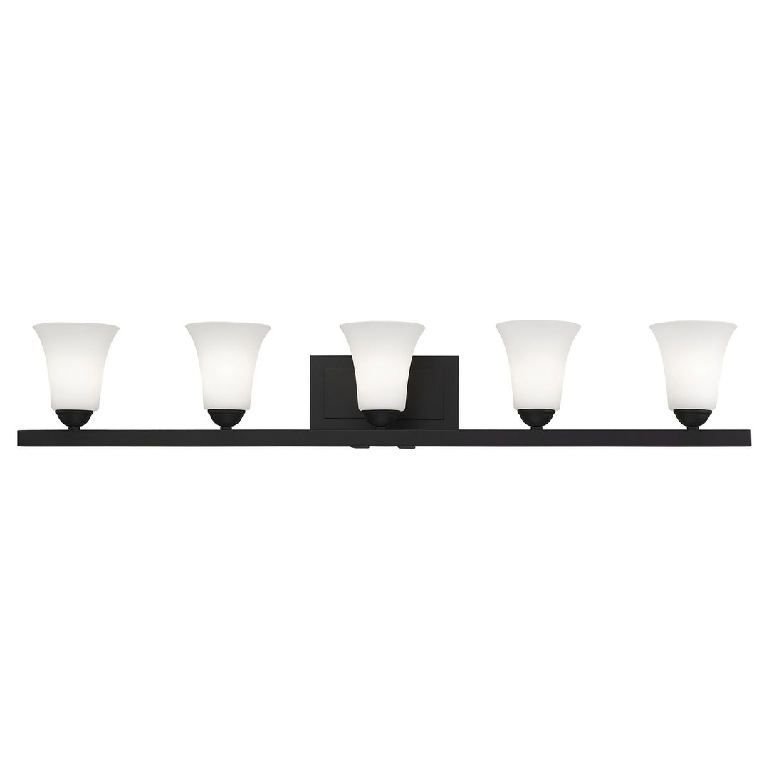 Livex Ridgedale 6485-04 Bath Vanity Light 44 in. wide - Black