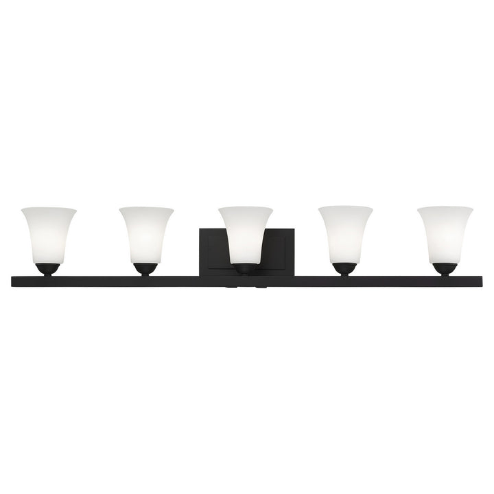 Livex Ridgedale 6485-04 Bath Vanity Light 44 in. wide - Black