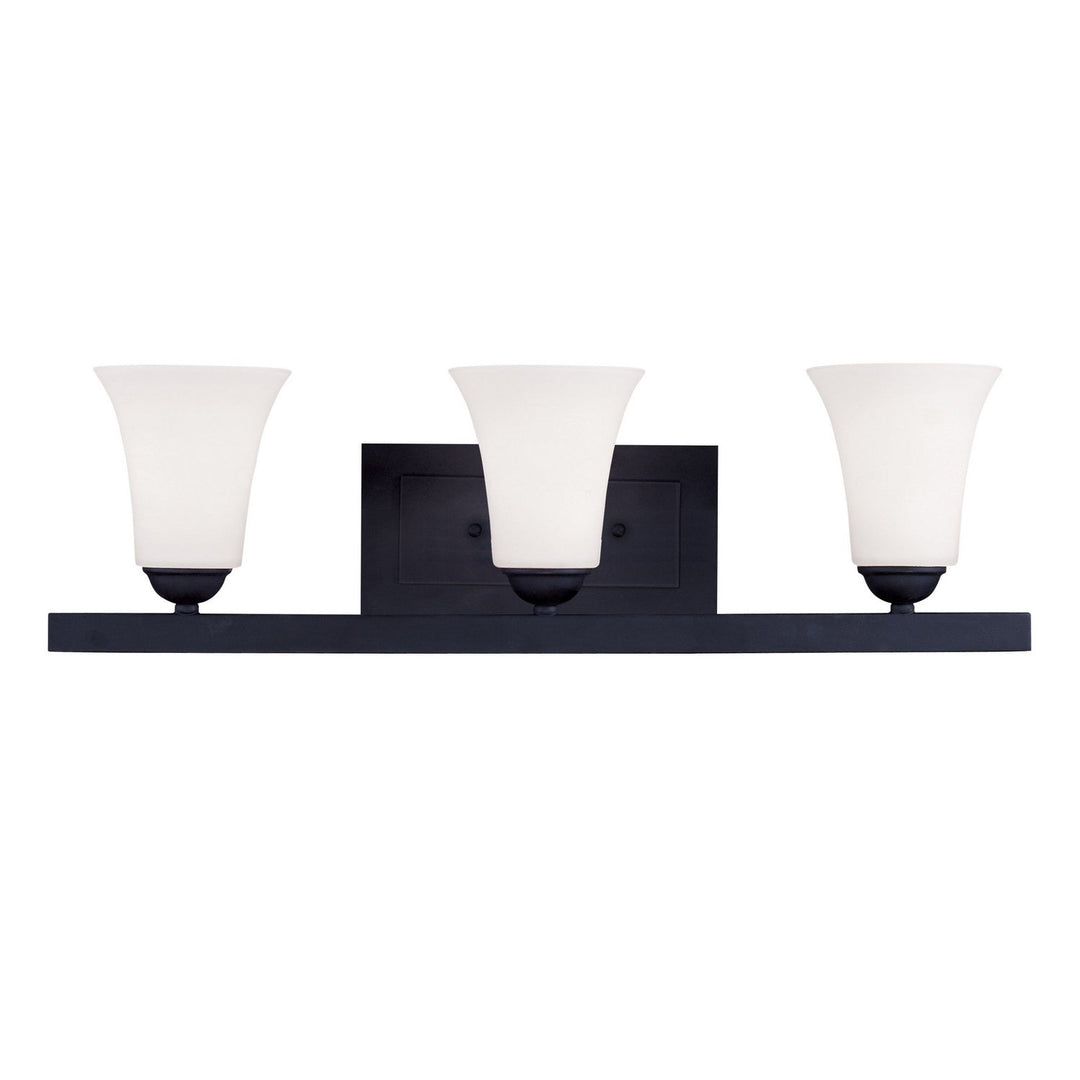 Livex Ridgedale 6493-04 Bath Vanity Light 26 in. wide - Black