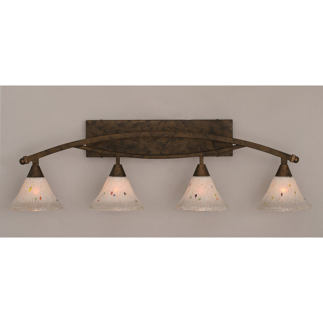 Toltec Bow 174-brz-751 Bath Vanity Light 40 in. wide - Bronze