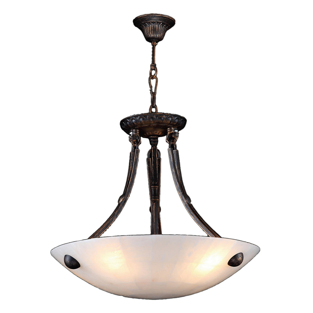 Worldwide Pompeii W83804F16 Pendant Light - Flemish Brass