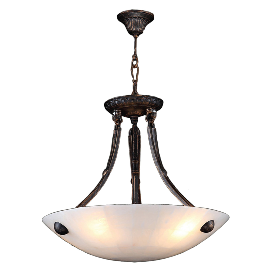 Worldwide Pompeii W83808F16 Pendant Light - Flemish Brass