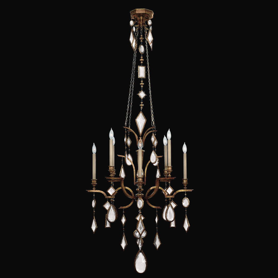 Fine Art Encased Gems 708640-3ST Chandelier Light - Bronze