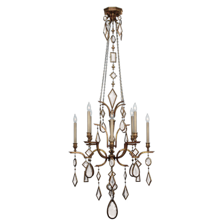 Fine Art Encased Gems 708640-3ST Chandelier Light - Bronze