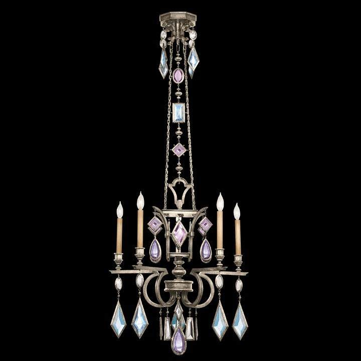 Fine Art Encased Gems 719440-1ST Chandelier Light - Silver