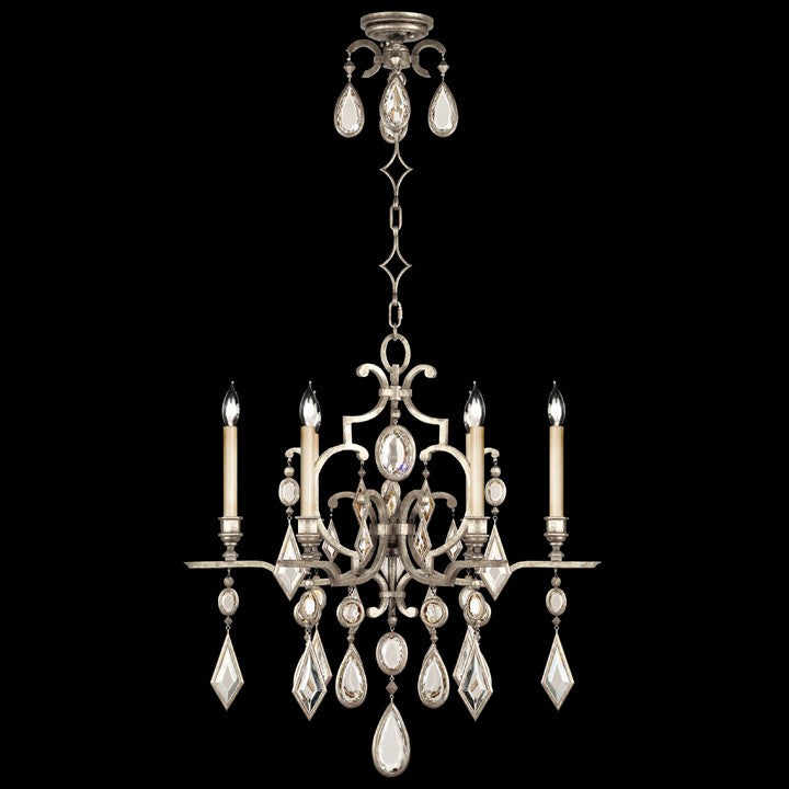 Fine Art Encased Gems 729440-3ST Chandelier Light - Silver