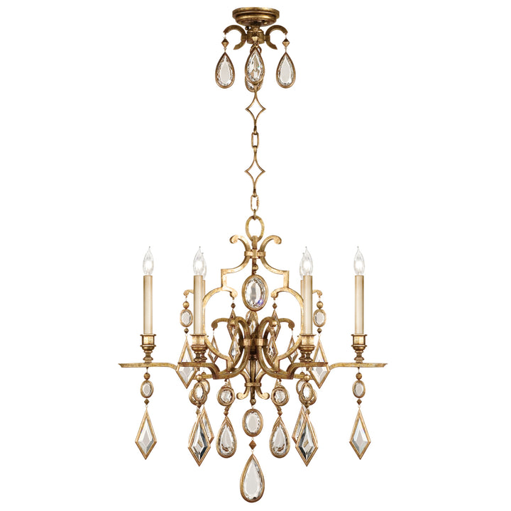Fine Art Encased Gems 729640-3ST Chandelier Light - Gold