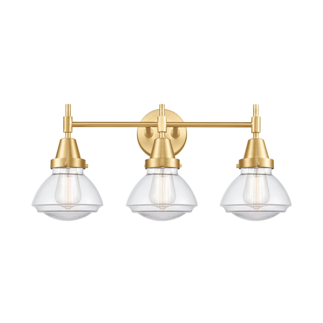 Innovations Caden 447-3W-SG-G322-LED Bath Vanity Light 25 in. wide - Satin Gold